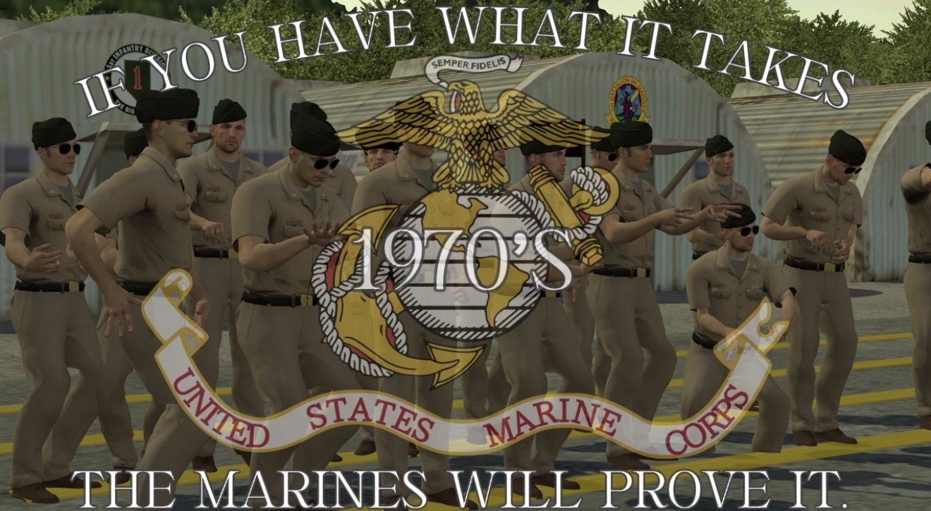 The US Marine Corps of 1970's - Unit Photo